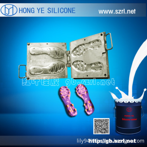 Manual silicone rubber for shoe mold making